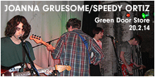 Joanna Gruesome and Speedy Ortiz at the Green Door Store